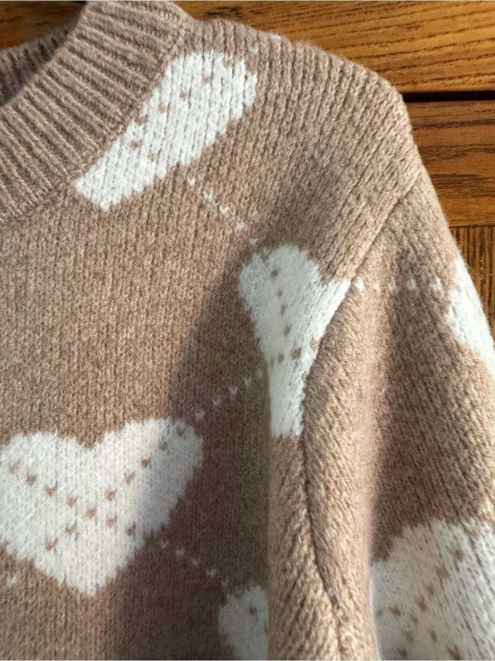 Cynthia Rowley Heart Print Argyle Sweater